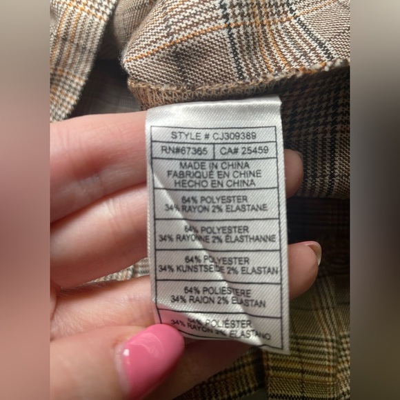 Cupcakes And Cashmere Matilda Plaid Mini Skirt Size 6 - Picture 6 of 6